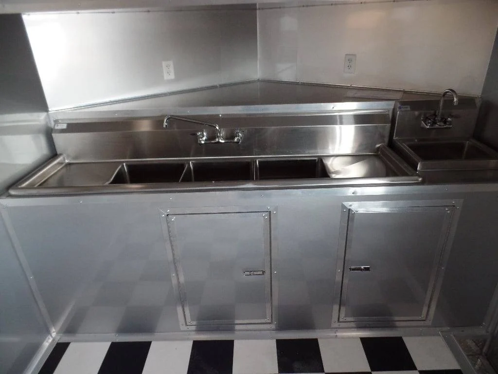 854-8.5-x-28-concession-food-trailer-red-bbq-event-catering-15.webp 8.5' x 28' Concession Food Trailer Red BBQ Event Catering