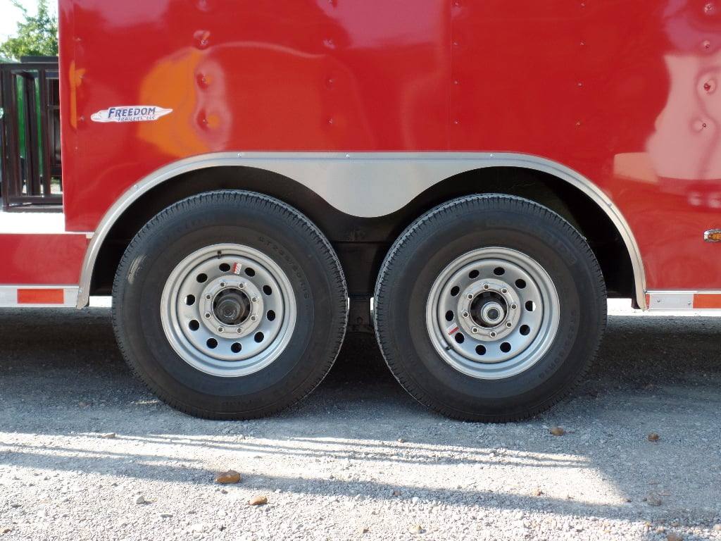 854-8.5-x-28-concession-food-trailer-red-bbq-event-catering-21.jpg 8.5' x 28' Concession Food Trailer Red BBQ Event Catering