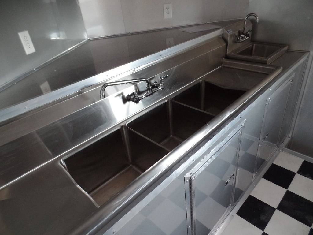 854-8.5-x-28-concession-food-trailer-red-bbq-event-catering-5.jpg 8.5' x 28' Concession Food Trailer Red BBQ Event Catering