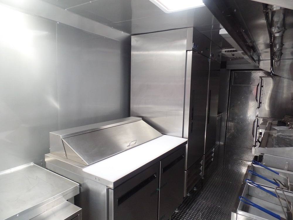 8.5' x 28' Concession Food Trailer Red Event Catering