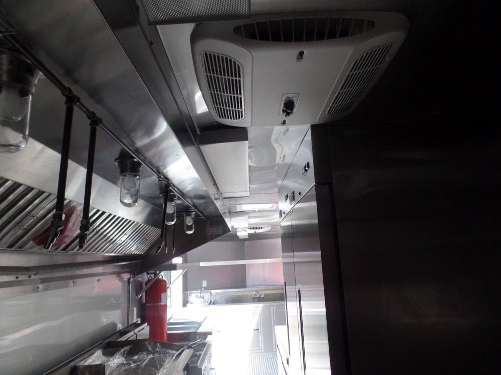 8.5' x 28' Concession Food Trailer Red Event Catering