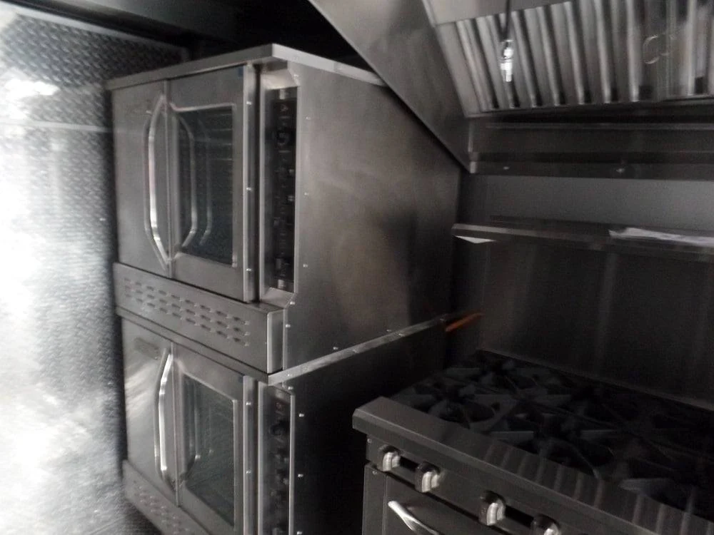 8.5' x 28' Concession Food Trailer Red Event Catering