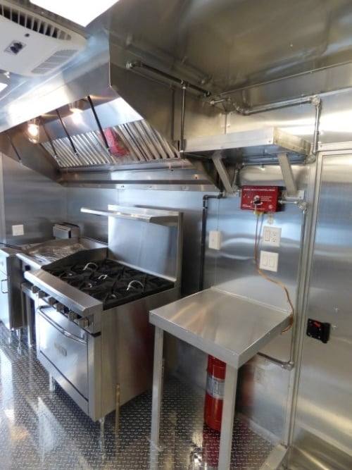 858-8.5-x-28-concession-food-trailer-white-bbq-catering-event-28.jpg 8.5' x 28' Concession Food Trailer White BBQ Catering Event