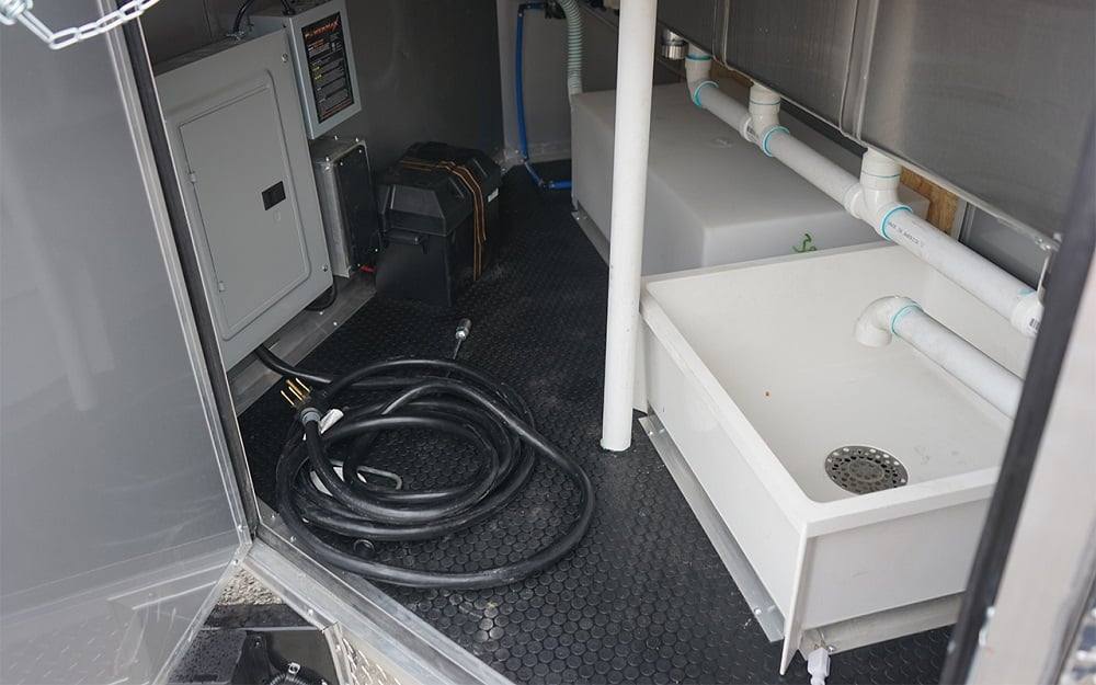 86-8.5-x-16-charcoal-gray-concession-trailer-with-appliances-13.jpg 8.5' x 16' Charcoal Gray Concession Trailer with Appliances