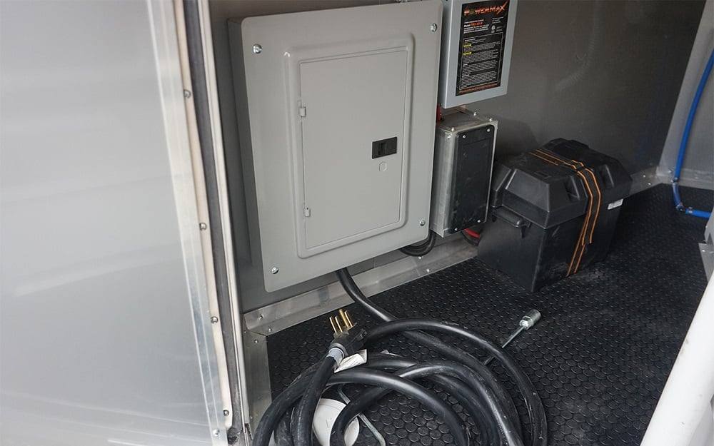 86-8.5-x-16-charcoal-gray-concession-trailer-with-appliances-14.jpg 8.5' x 16' Charcoal Gray Concession Trailer with Appliances