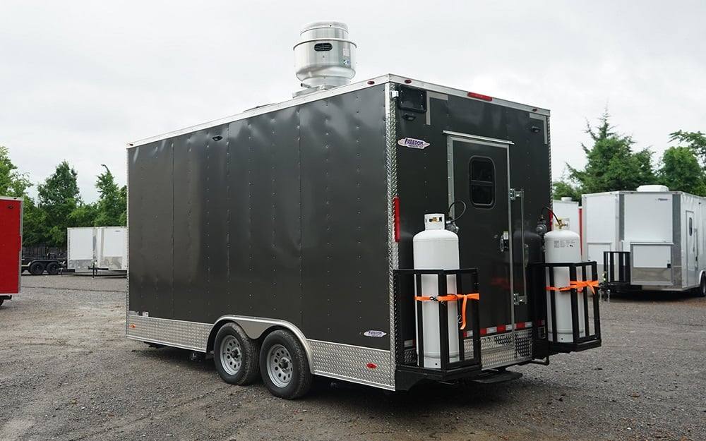 86-8.5-x-16-charcoal-gray-concession-trailer-with-appliances-6.jpg 8.5' x 16' Charcoal Gray Concession Trailer with Appliances