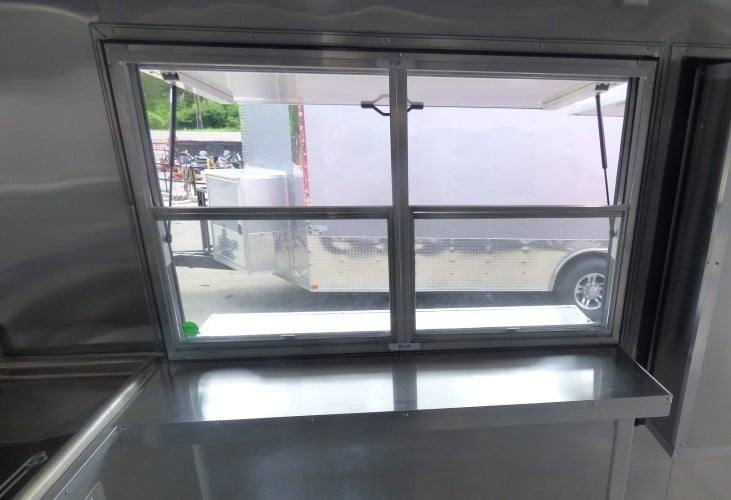 860-8.5-x-28-concession-red-bbq-food-event-catering-trailer-16.jpg 8.5' x 28' Concession Red BBQ Food Event Catering Trailer
