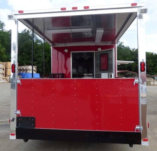 860-8.5-x-28-concession-red-bbq-food-event-catering-trailer-18.jpg 8.5' x 28' Concession Red BBQ Food Event Catering Trailer