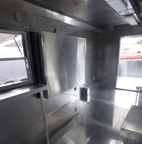 860-8.5-x-28-concession-red-bbq-food-event-catering-trailer-3.jpg 8.5' x 28' Concession Red BBQ Food Event Catering Trailer