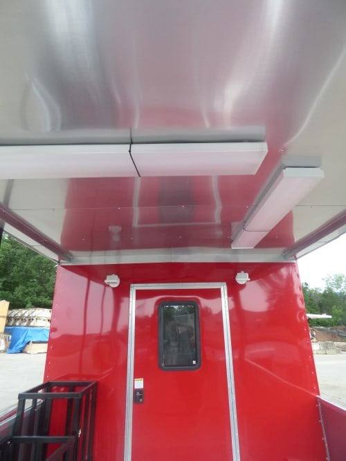 860-8.5-x-28-concession-red-bbq-food-event-catering-trailer-8.jpg 8.5' x 28' Concession Red BBQ Food Event Catering Trailer