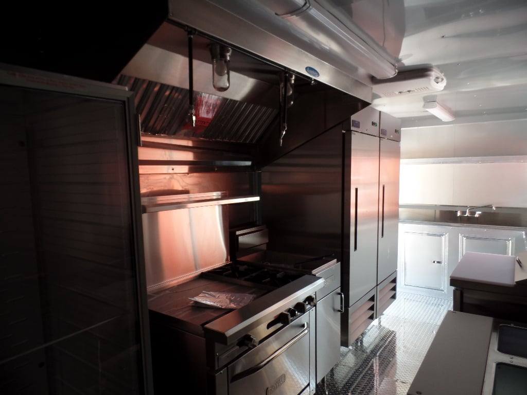 861-8.5-x-28-concession-red-bbq-food-trailer-with-appliances-10.jpg 8.5' x 28' Concession Red BBQ Food Trailer With Appliances