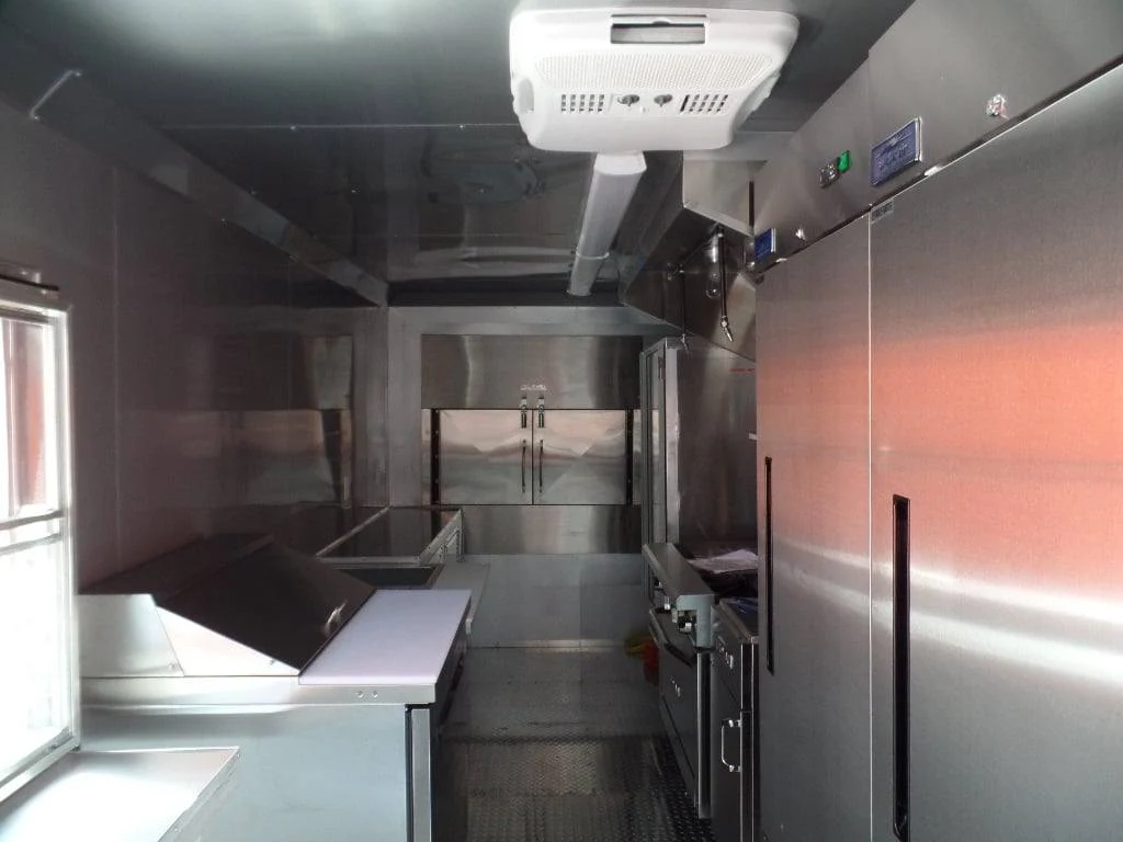861-8.5-x-28-concession-red-bbq-food-trailer-with-appliances-15.webp 8.5' x 28' Concession Red BBQ Food Trailer With Appliances