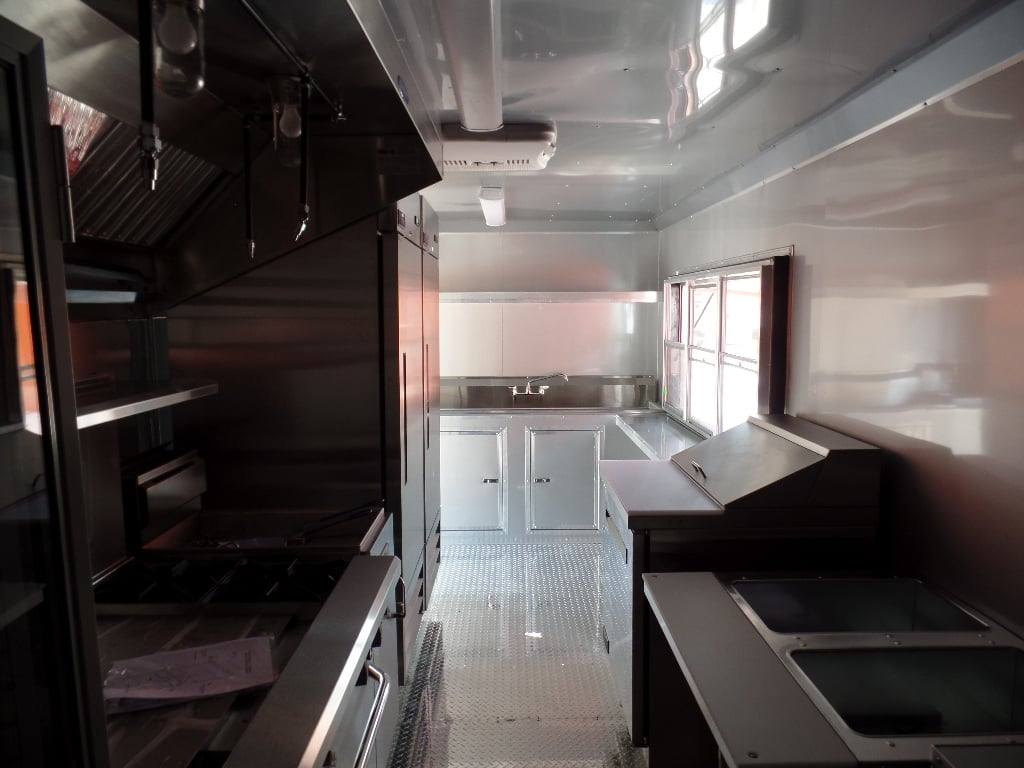 861-8.5-x-28-concession-red-bbq-food-trailer-with-appliances-17.jpg 8.5' x 28' Concession Red BBQ Food Trailer With Appliances