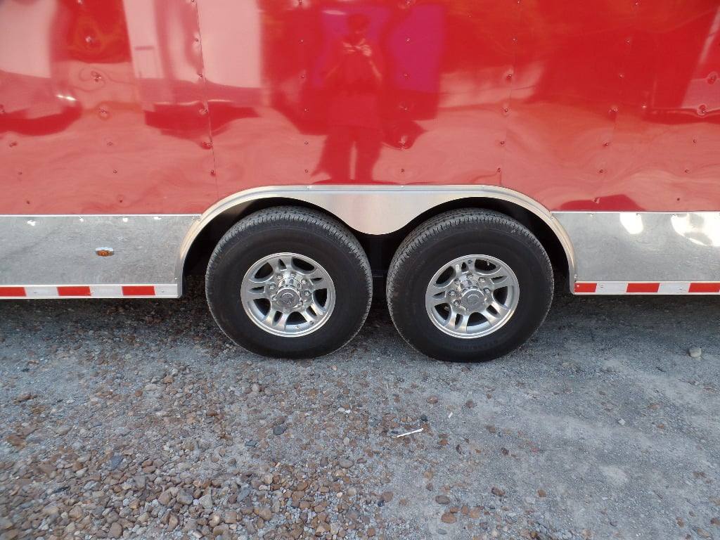 861-8.5-x-28-concession-red-bbq-food-trailer-with-appliances-19.jpg 8.5' x 28' Concession Red BBQ Food Trailer With Appliances