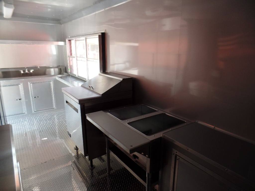 861-8.5-x-28-concession-red-bbq-food-trailer-with-appliances-21.jpg 8.5' x 28' Concession Red BBQ Food Trailer With Appliances