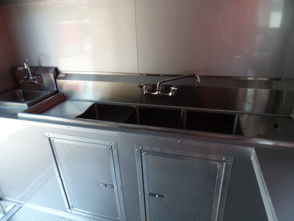 861-8.5-x-28-concession-red-bbq-food-trailer-with-appliances-24.jpg 8.5' x 28' Concession Red BBQ Food Trailer With Appliances