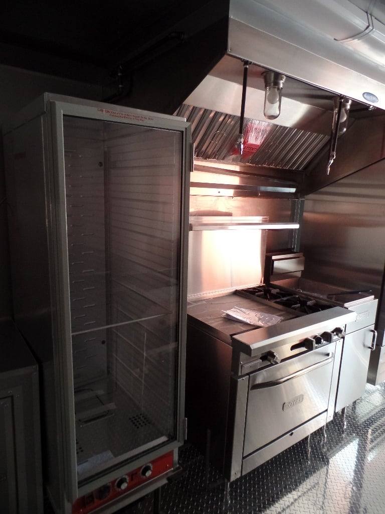 861-8.5-x-28-concession-red-bbq-food-trailer-with-appliances-5.jpg 8.5' x 28' Concession Red BBQ Food Trailer With Appliances