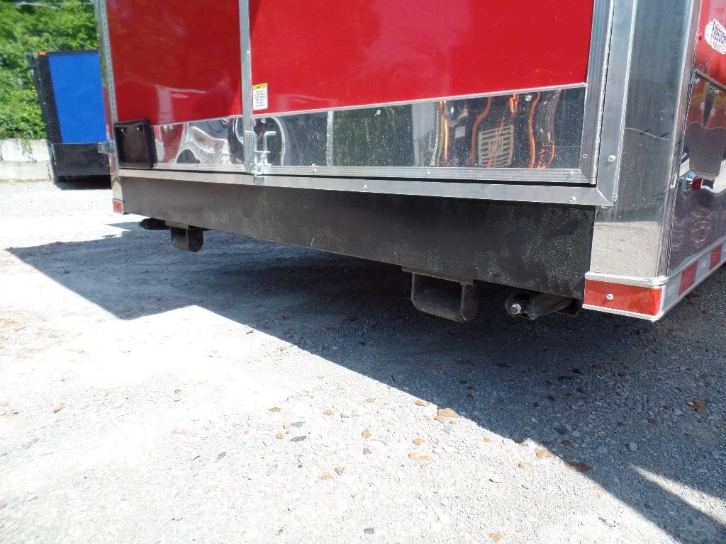 861-8.5-x-28-concession-red-bbq-food-trailer-with-appliances-8.jpg 8.5' x 28' Concession Red BBQ Food Trailer With Appliances