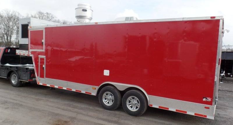 862-8.5-x-28-concession-trailer-red-goose-neck-food-event-catering-35.jpg 8.5' x 28' Concession Trailer Red Goose-neck Food Event Catering