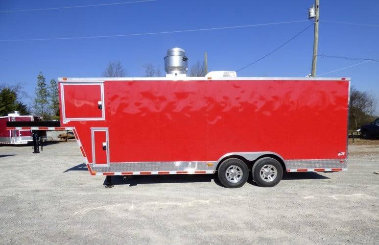 862-8.5-x-28-concession-trailer-red-goose-neck-food-event-catering-49.jpg 8.5' x 28' Concession Trailer Red Goose-neck Food Event Catering