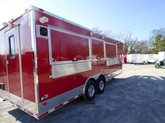 862-8.5-x-28-concession-trailer-red-goose-neck-food-event-catering-62.jpg 8.5' x 28' Concession Trailer Red Goose-neck Food Event Catering