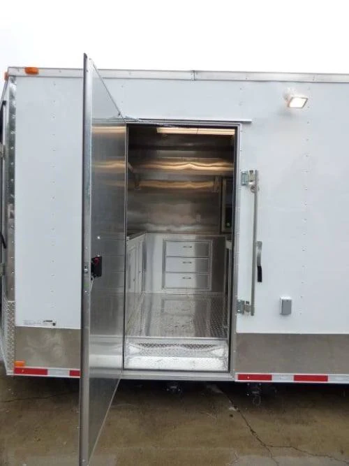 863-8.5-x-28-concession-white-bbq-trailer-with-appliances-19.webp 8.5' x 28' Concession White BBQ Trailer With Appliances