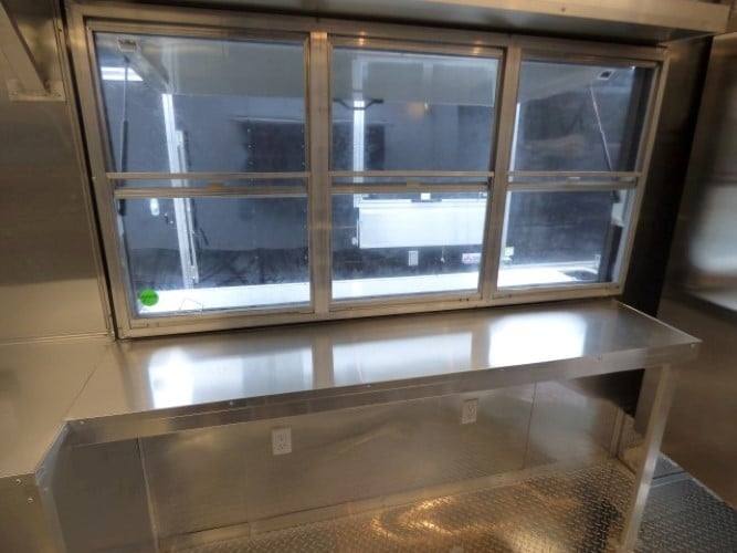 863-8.5-x-28-concession-white-bbq-trailer-with-appliances-5.jpg 8.5' x 28' Concession White BBQ Trailer With Appliances