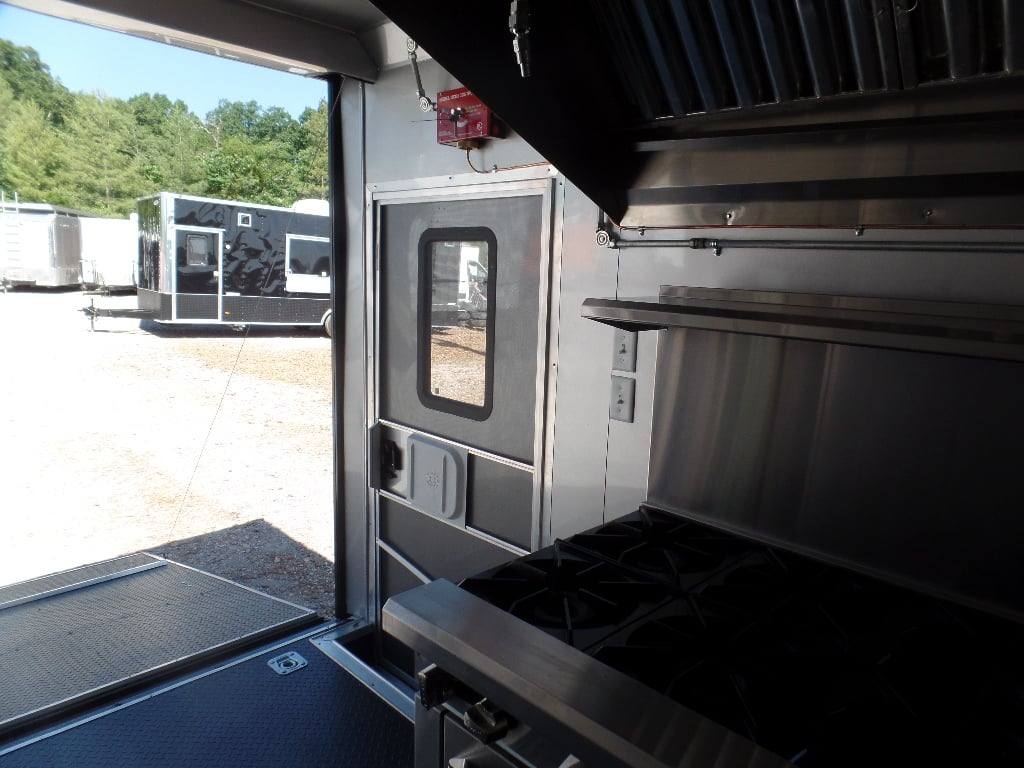 864-8.5-x-28-food-concession-black-trailer-with-appliances-14.jpg 8.5' x 28' Food Concession Black Trailer With Appliances