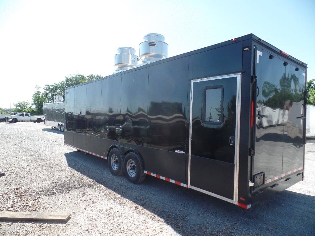 864-8.5-x-28-food-concession-black-trailer-with-appliances-21.jpg 8.5' x 28' Food Concession Black Trailer With Appliances