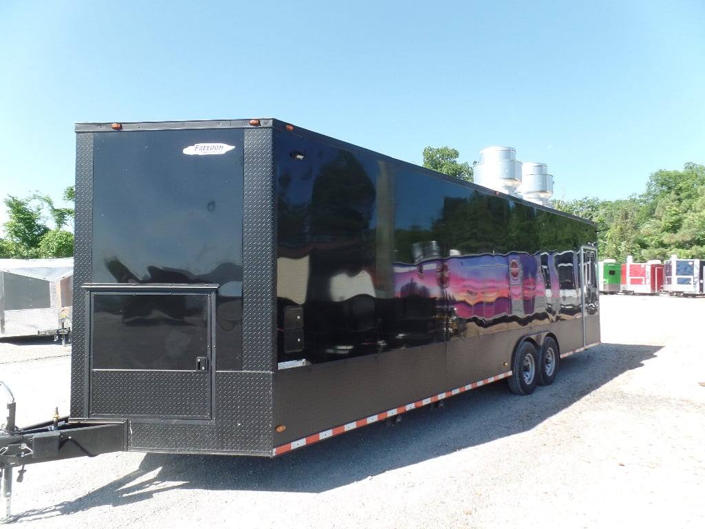864-8.5-x-28-food-concession-black-trailer-with-appliances-25.jpg 8.5' x 28' Food Concession Black Trailer With Appliances