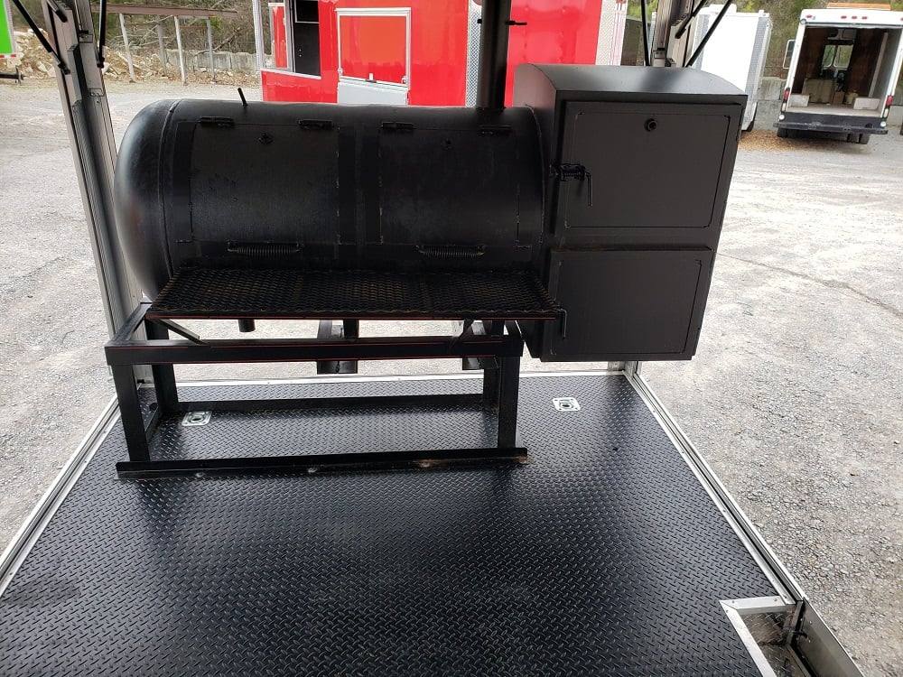 865-8.5-x-28-red-bbq-smoker-food-concession-trailer-35.jpg 8.5' x 28' Red BBQ Smoker Food Concession Trailer