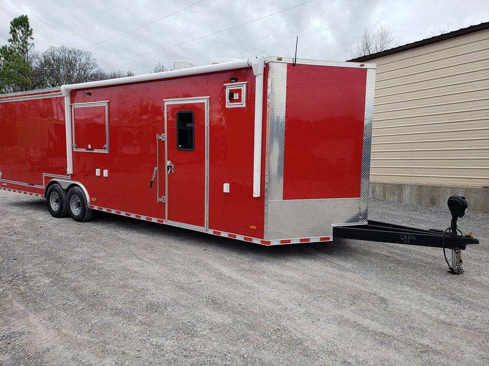 865-8.5-x-28-red-bbq-smoker-food-concession-trailer-37.jpg 8.5' x 28' Red BBQ Smoker Food Concession Trailer