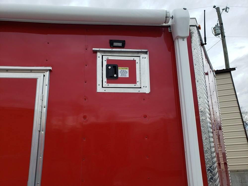 865-8.5-x-28-red-bbq-smoker-food-concession-trailer-39.jpg 8.5' x 28' Red BBQ Smoker Food Concession Trailer