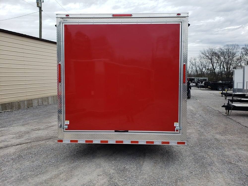 865-8.5-x-28-red-bbq-smoker-food-concession-trailer-5.jpg 8.5' x 28' Red BBQ Smoker Food Concession Trailer