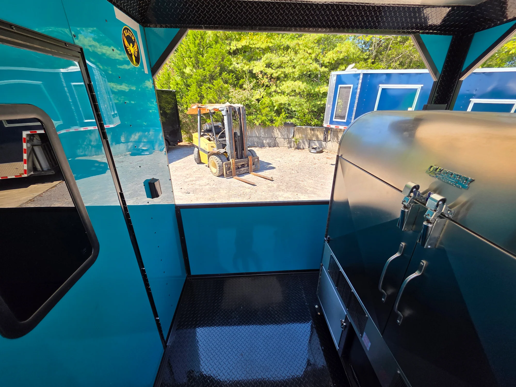 866-8.5-x-28-teal-green-custom-concession-trailer-food-event-catering-29.webp 8.5' X 28' Teal Green Custom Concession Trailer Food Event Catering