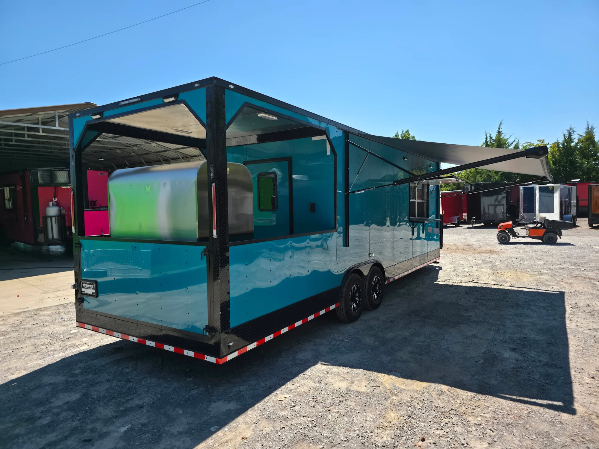 866-8.5-x-28-teal-green-custom-concession-trailer-food-event-catering-30.webp 8.5' X 28' Teal Green Custom Concession Trailer Food Event Catering