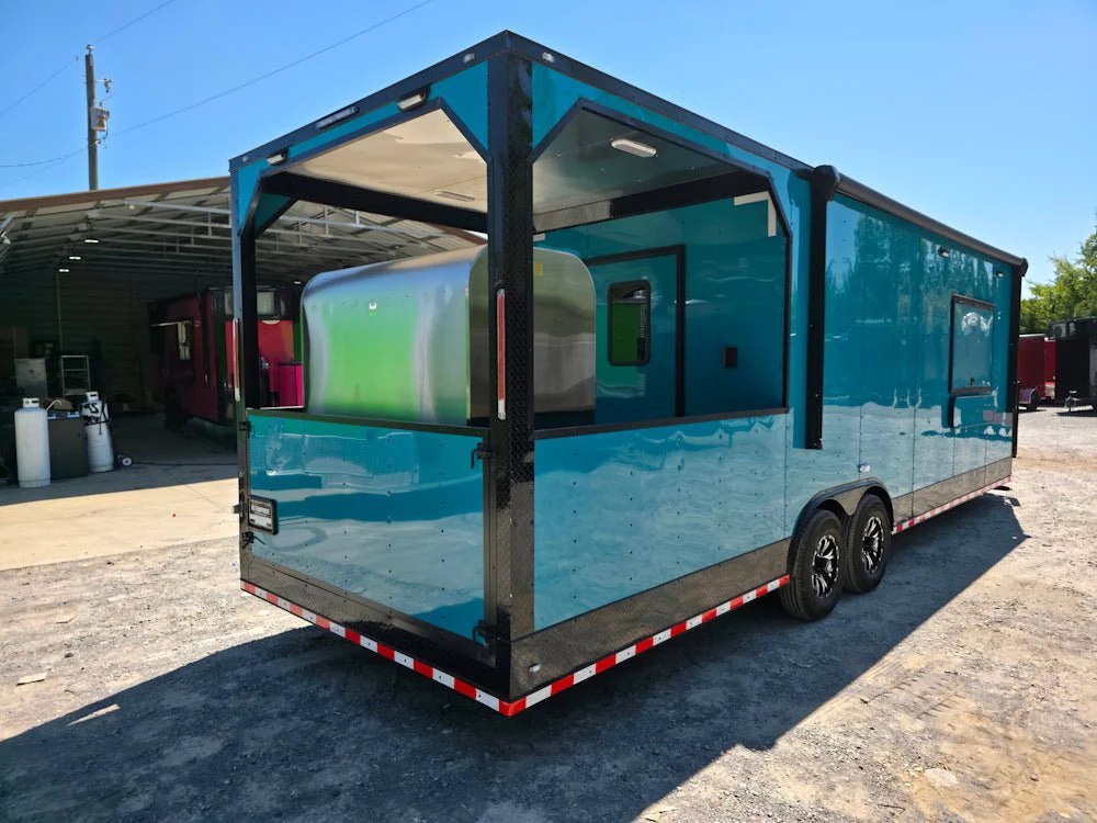 866-8.5-x-28-teal-green-custom-concession-trailer-food-event-catering-8.webp 8.5' X 28' Teal Green Custom Concession Trailer Food Event Catering