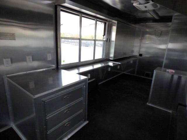 869-8.5-x-28-white-catering-event-trailer-concession-food-trailer-15.jpg 8.5' x 28' White Catering Event Trailer Concession Food Trailer