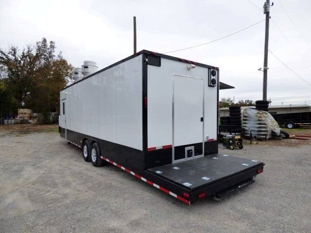 869-8.5-x-28-white-catering-event-trailer-concession-food-trailer-2.jpg 8.5' x 28' White Catering Event Trailer Concession Food Trailer