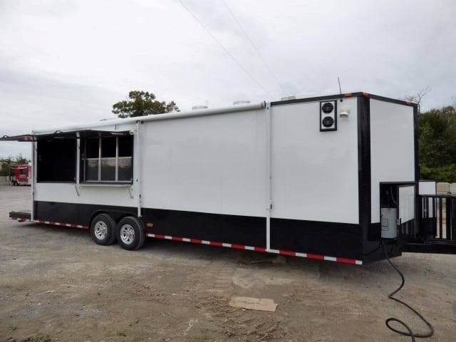 869-8.5-x-28-white-catering-event-trailer-concession-food-trailer-26.jpg 8.5' x 28' White Catering Event Trailer Concession Food Trailer
