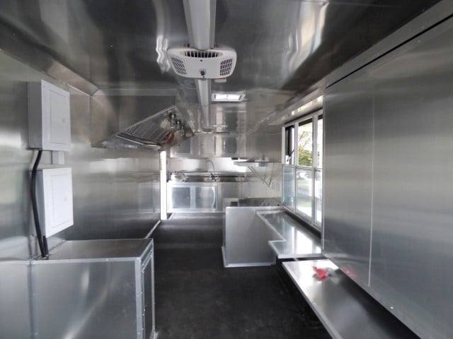 869-8.5-x-28-white-catering-event-trailer-concession-food-trailer-28.jpg 8.5' x 28' White Catering Event Trailer Concession Food Trailer