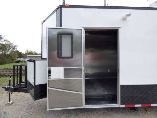 869-8.5-x-28-white-catering-event-trailer-concession-food-trailer-30.jpg 8.5' x 28' White Catering Event Trailer Concession Food Trailer