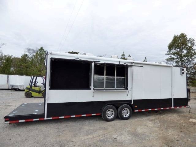 869-8.5-x-28-white-catering-event-trailer-concession-food-trailer-45.jpg 8.5' x 28' White Catering Event Trailer Concession Food Trailer
