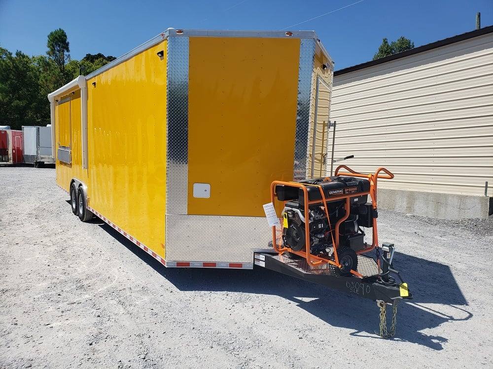 870-8.5-x-28-yellow-food-concession-trailer-with-appliances-17.jpg 8.5' x 28' Yellow Food Concession Trailer With Appliances