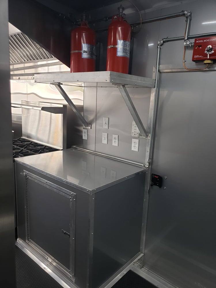 870-8.5-x-28-yellow-food-concession-trailer-with-appliances-25.jpg 8.5' x 28' Yellow Food Concession Trailer With Appliances