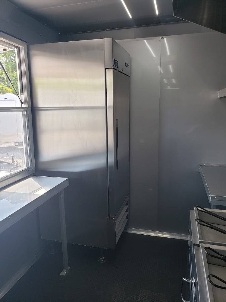 870-8.5-x-28-yellow-food-concession-trailer-with-appliances-3.jpg 8.5' x 28' Yellow Food Concession Trailer With Appliances