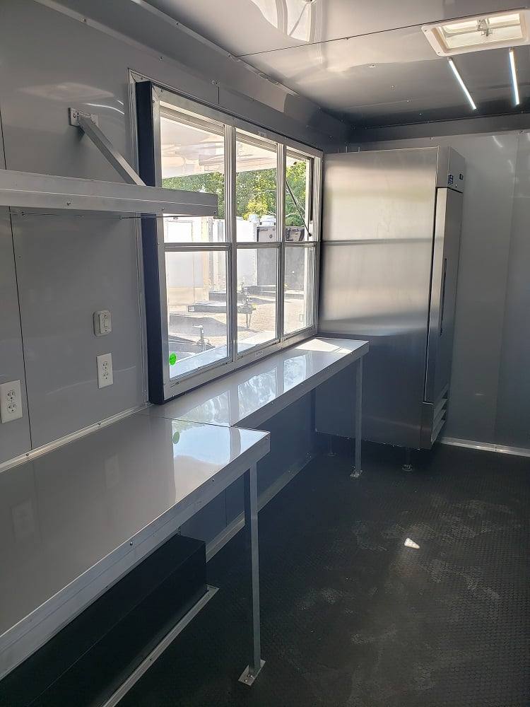 870-8.5-x-28-yellow-food-concession-trailer-with-appliances-8.jpg 8.5' x 28' Yellow Food Concession Trailer With Appliances