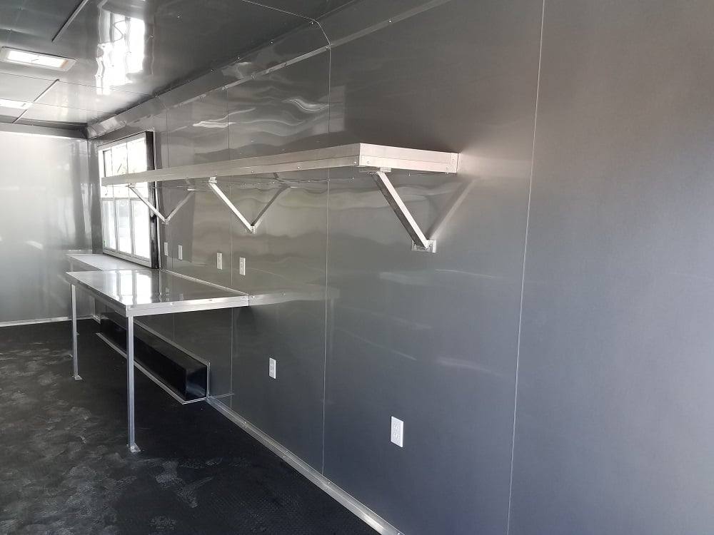 871-8.5-x-30-black-flat-nose-w-header-cap-concession-food-trailer-14.jpg 8.5' x 30' Black Flat Nose w/ Header Cap Concession Food Trailer