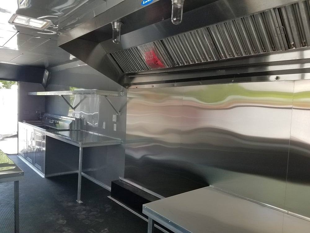 871-8.5-x-30-black-flat-nose-w-header-cap-concession-food-trailer-15.jpg 8.5' x 30' Black Flat Nose w/ Header Cap Concession Food Trailer