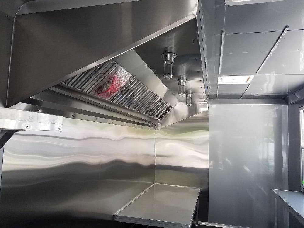 871-8.5-x-30-black-flat-nose-w-header-cap-concession-food-trailer-18.jpg 8.5' x 30' Black Flat Nose w/ Header Cap Concession Food Trailer